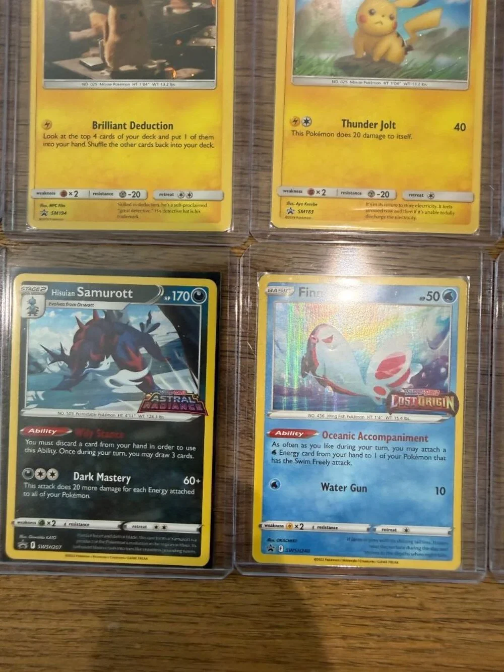 Pokemon TCG Card Lot (15 Holos/Promos) + Astral Radiance Deck Box/ Storage